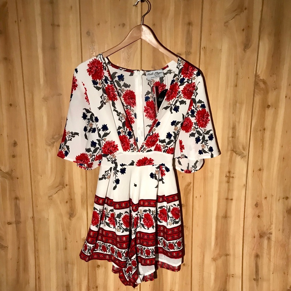 NWT Boutique Floral Romper